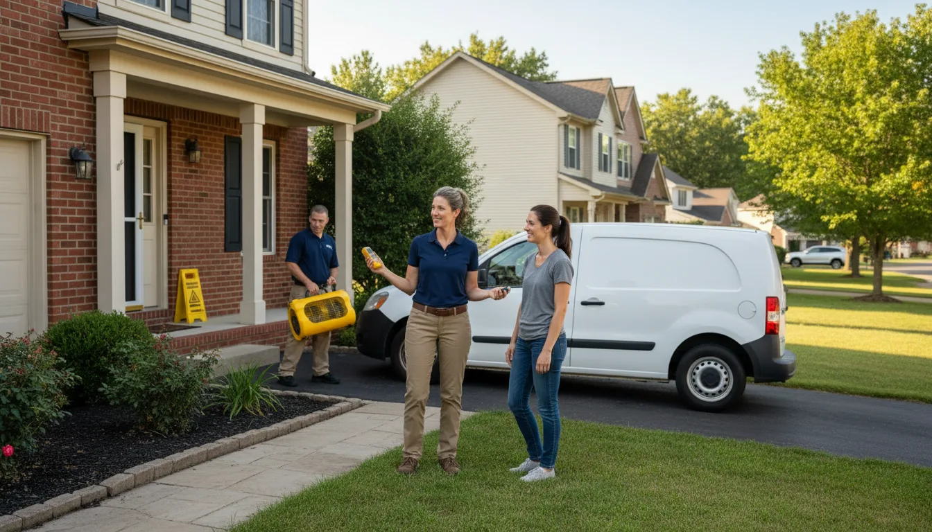 Residential water damage restoration in Tarboro, NC